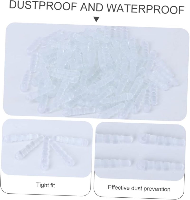 Uonlytech 200 PCS USB And Headphone Jack Dust Plugs Medium Size As Shown Color - Image 5